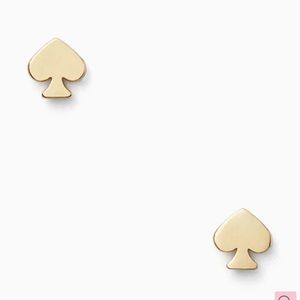 signature spade mini studs